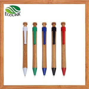 Banbou Fait natirèl à plim Gel lank plim kado ak banbou plim ka