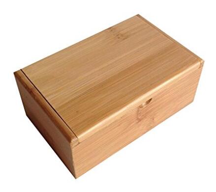Bamboo Storage Organizer Box With Lid