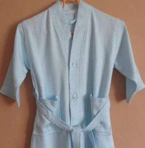 Waffle Banbou Fib Pyebwa pantalon an
