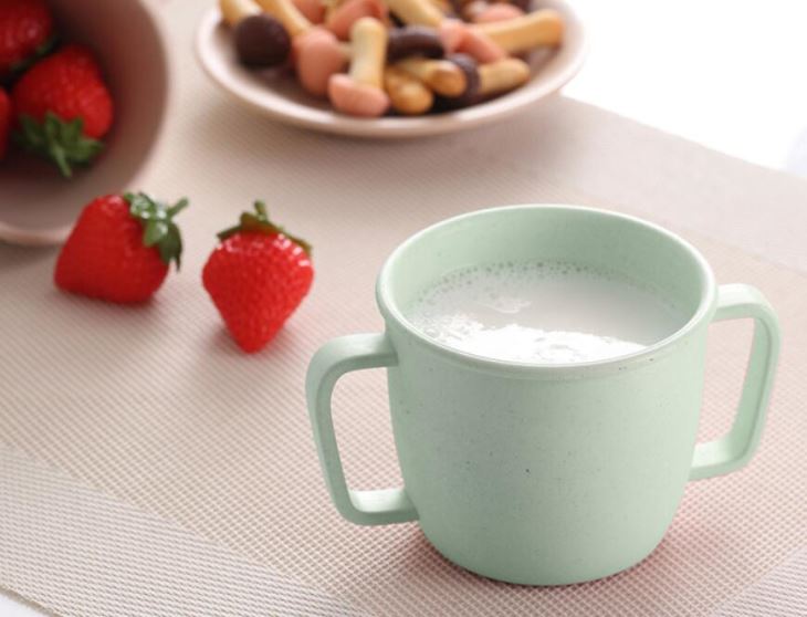 Banbou Fib Lèt Cup Avèk Double Manch