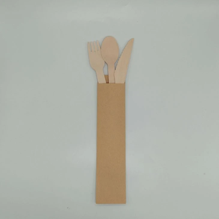Disposable Wooden Bamboo Cutlery Set