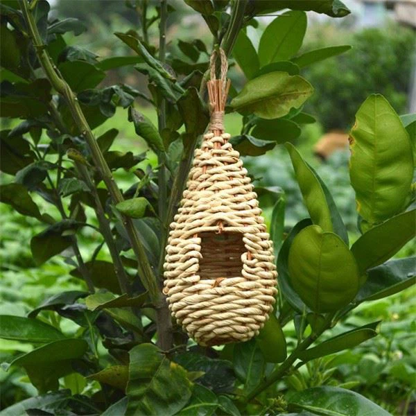 Bamboo Hanging Birdhouse For Outside
