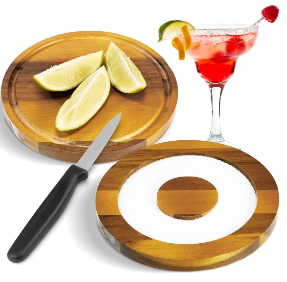 Banbou Glass Rimmer Margarita Sugar Rimmer Mete Plato Sèl