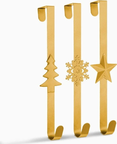3pcs Nwèl metal kouwòn Hook kouwòn hanger
