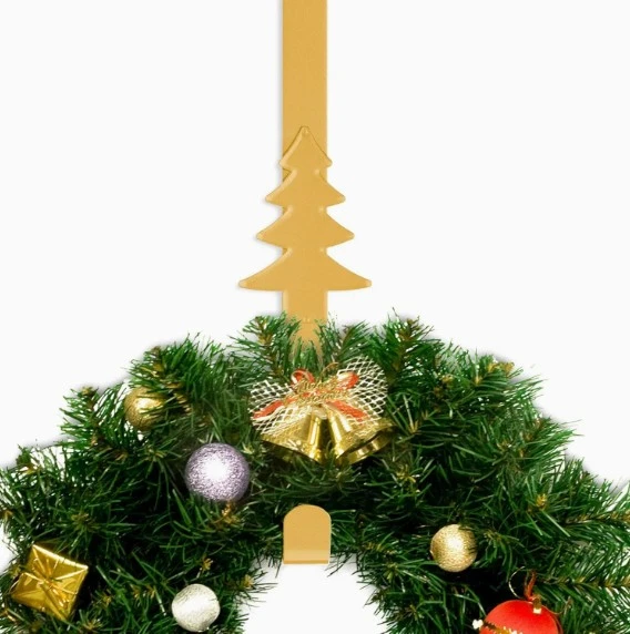 3PCS Christmas Metal Wreath Hook Wreath Hanger
