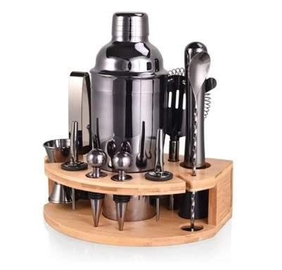 Nerjaveèi asye Bar zouti bwason Shaker Set Bartender Twous